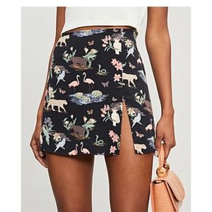 Reformation Margot Mini Skirt (Brasilia) - size 8